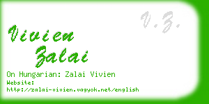 vivien zalai business card